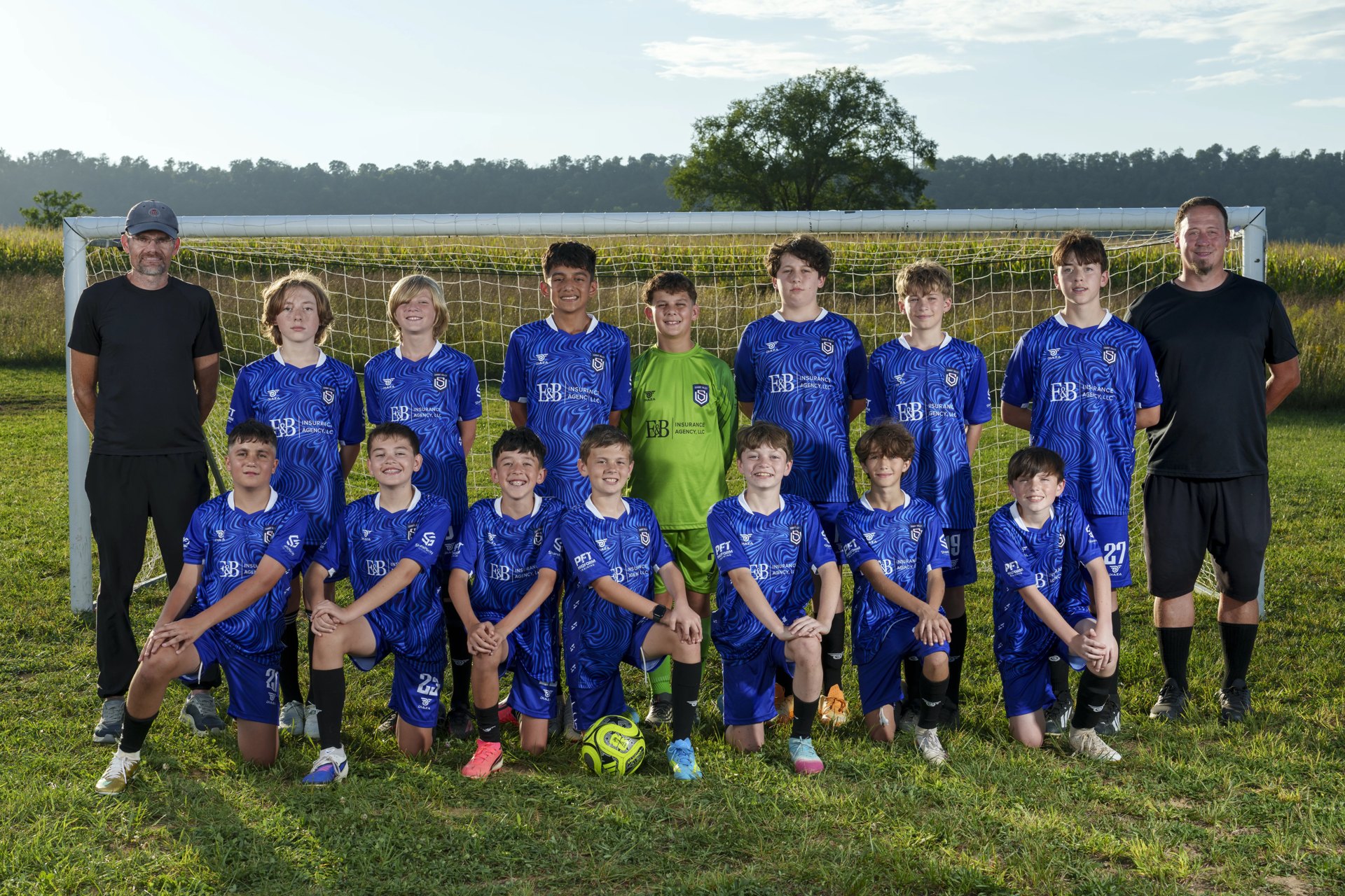Alpha U13 team photo